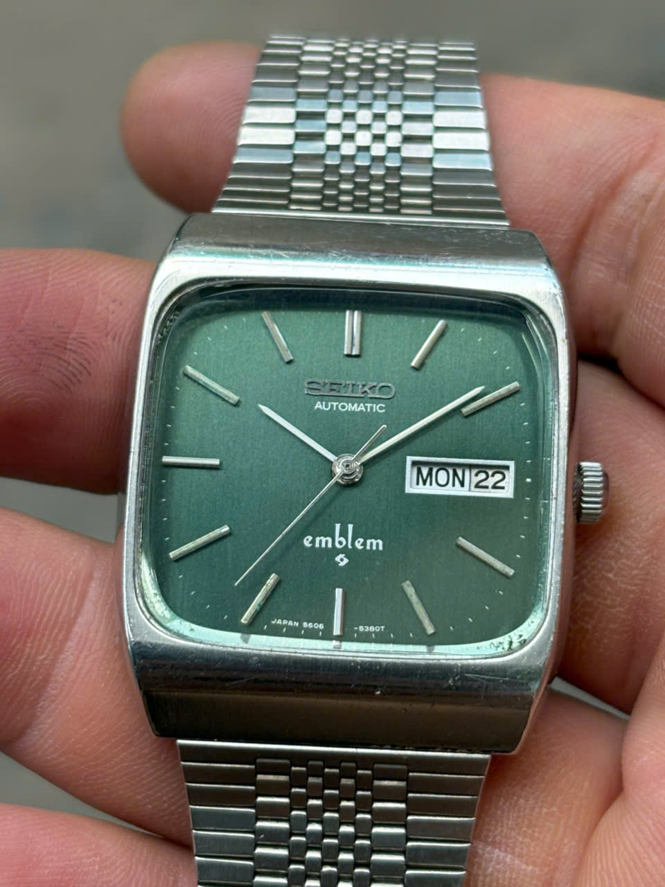 Seiko Automatic Emblem Cal.5606-5190, case no.540534 , made in