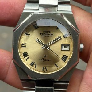 Rare Technos Kaiser Tigon Vintage automatic watch , case no.T3G2387 , Swiss made.