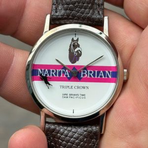 Legend of horses - Narita Brian Triple crown Quartz watch stainless Steel back , made in Japan.