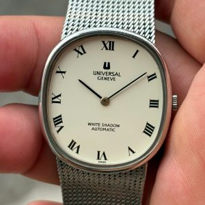 Universal Geneve White Shadow automatic 866049/ case no.3518165, Swiss made.
