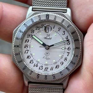 Rare Seiko Isihara 24 Calendar world Quartz GMT, Made in Nippon ( Made In Japan)